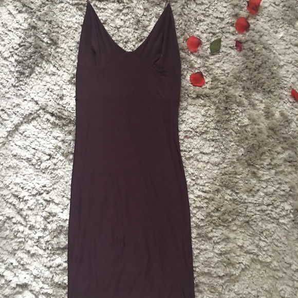 Purple Midi Dress with Cami Straps - Picture 6 of 8